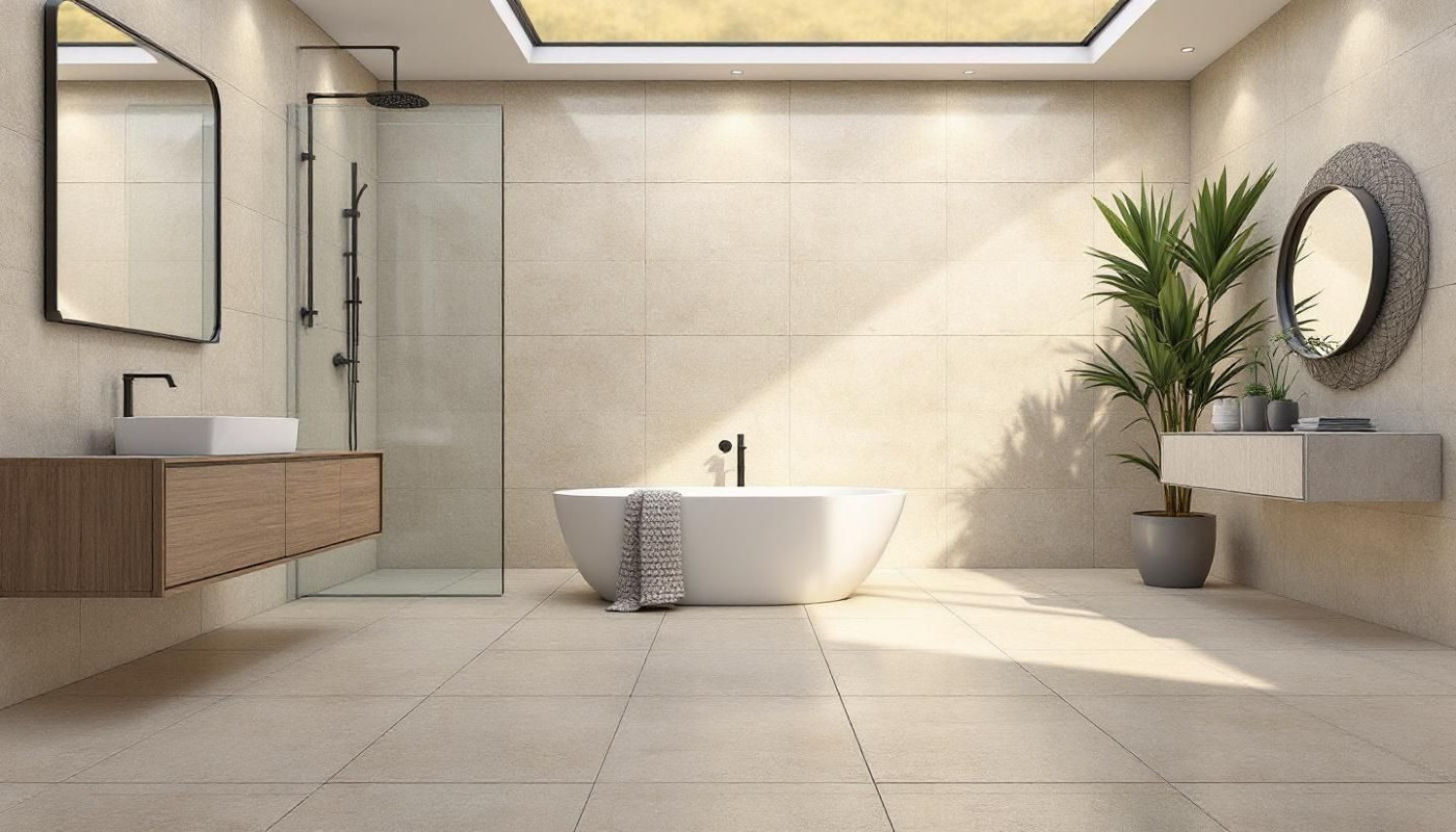 Avantages et techniques de la pose de carrelage grand format