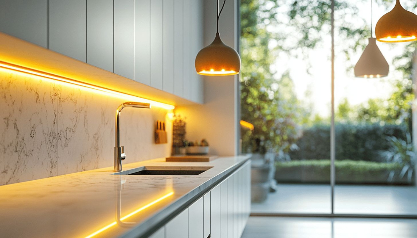 Comment transformer votre cuisine avec des éclairages innovants