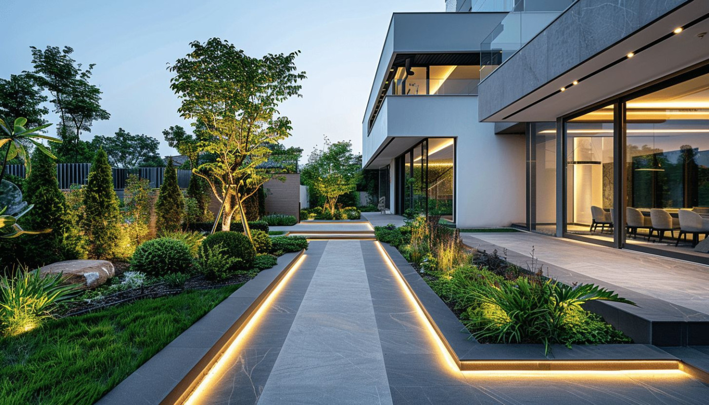 Éclairage LED intégré pour jardins modernes stratégies d'installation et choix écologiques